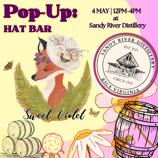 The Sandy River Distillery Hat Bar Pop-Up (Rice, VA)